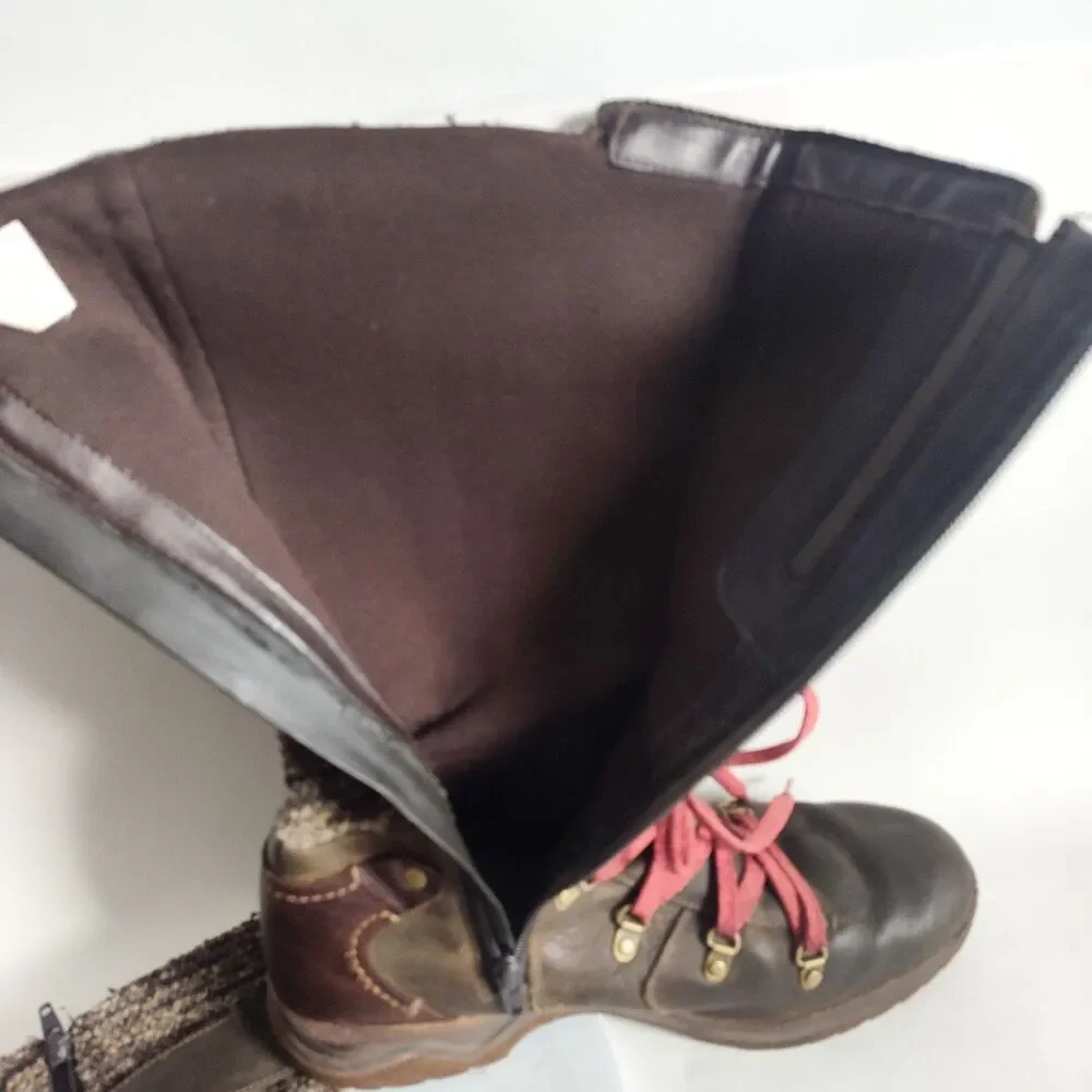 Merrell Winter Knee High Boots Size 10‎ Brown Waterproof Insulated Eventyr Peak